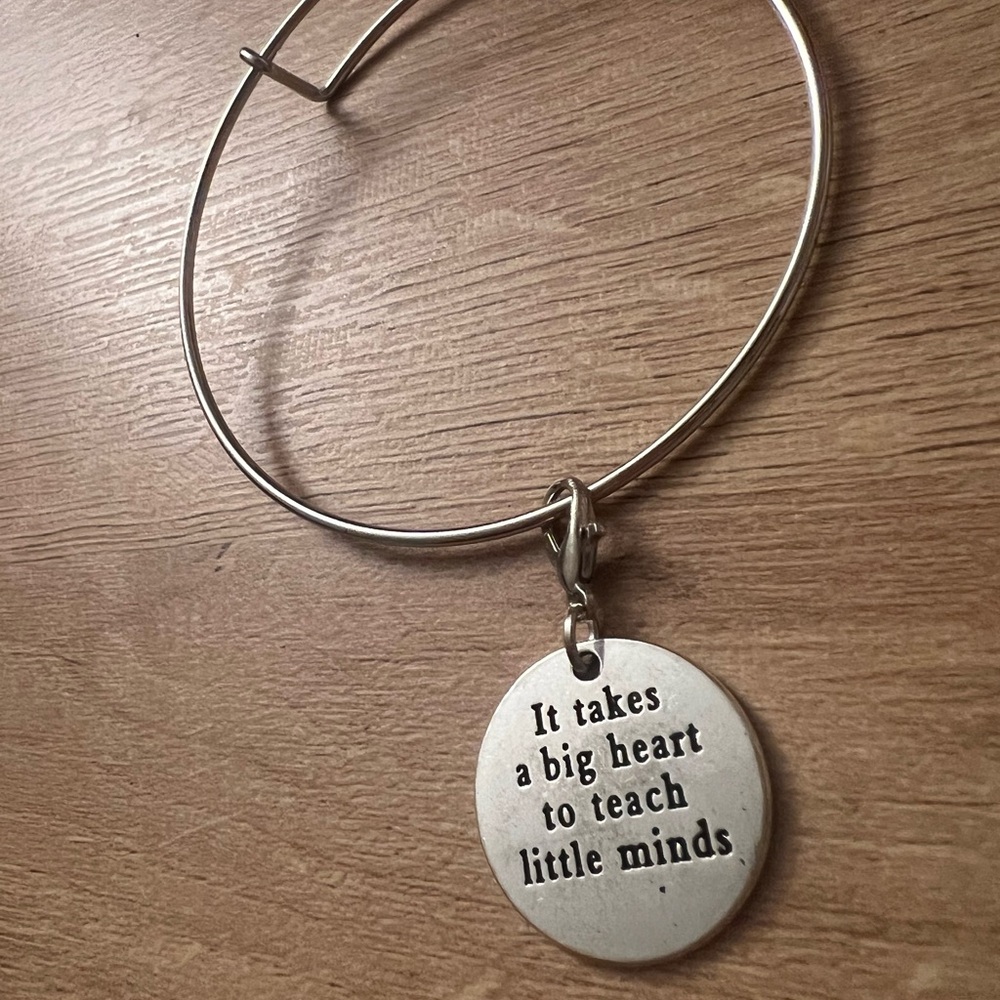 Teacher Bangle Bracelet